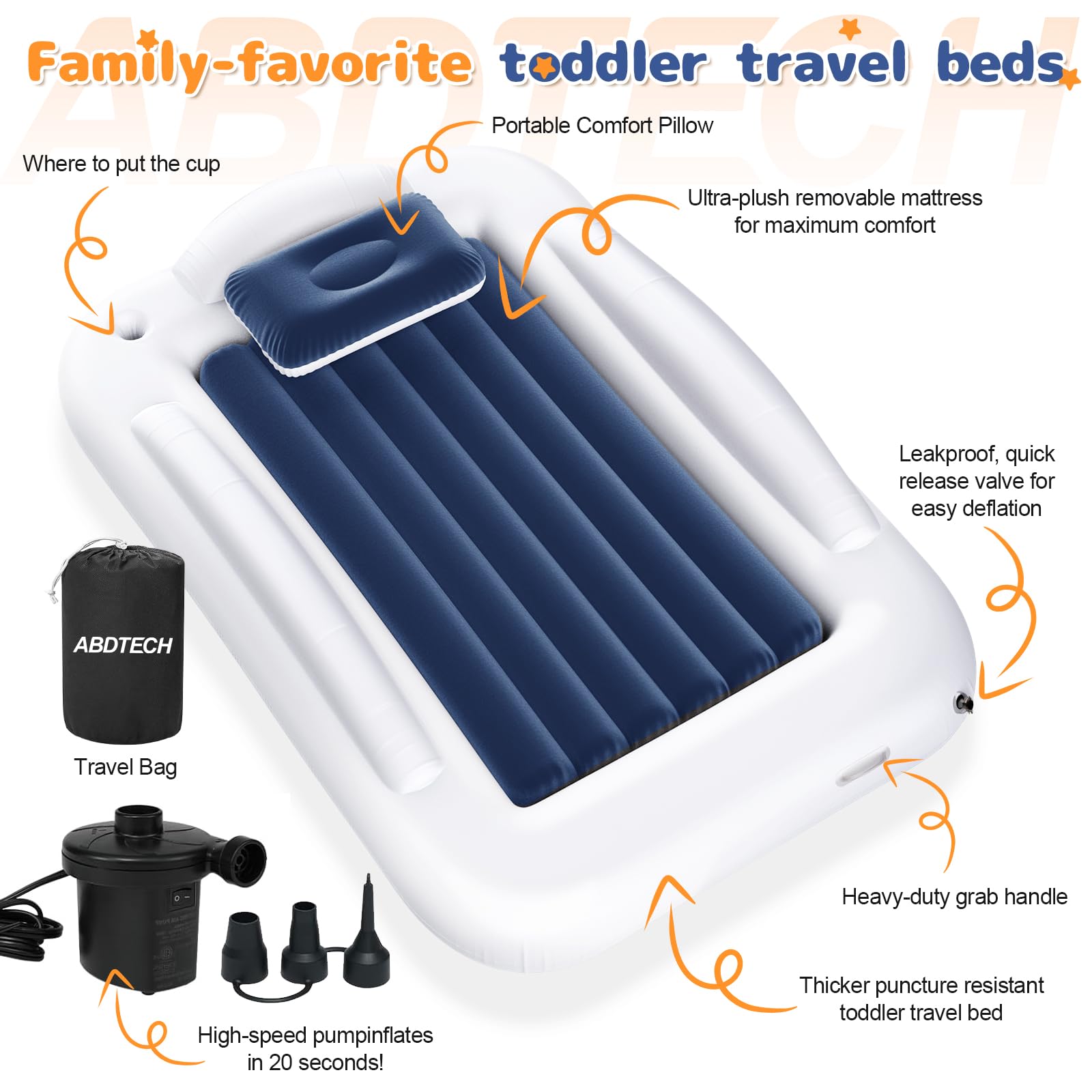 Abdtech lightweight design weighs 6.7 pounds for travel