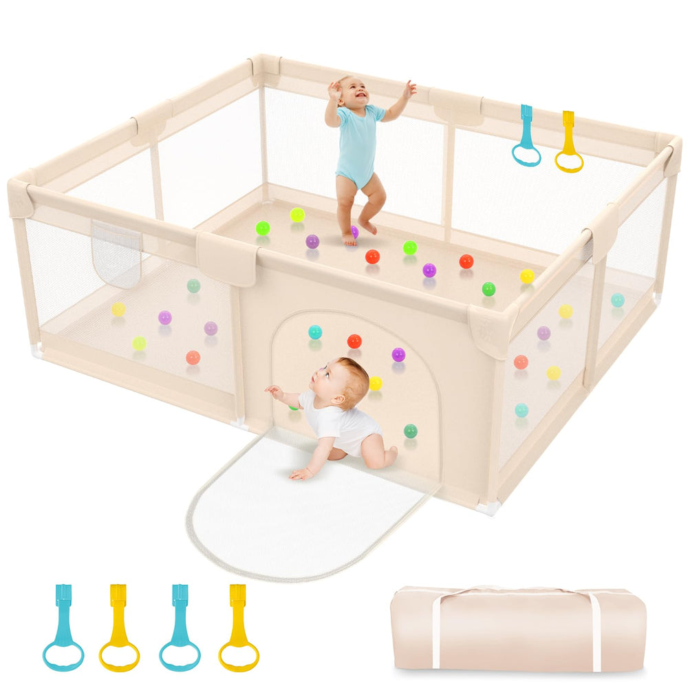 Abdtech playpen 79x71 setup view for spacious baby play area