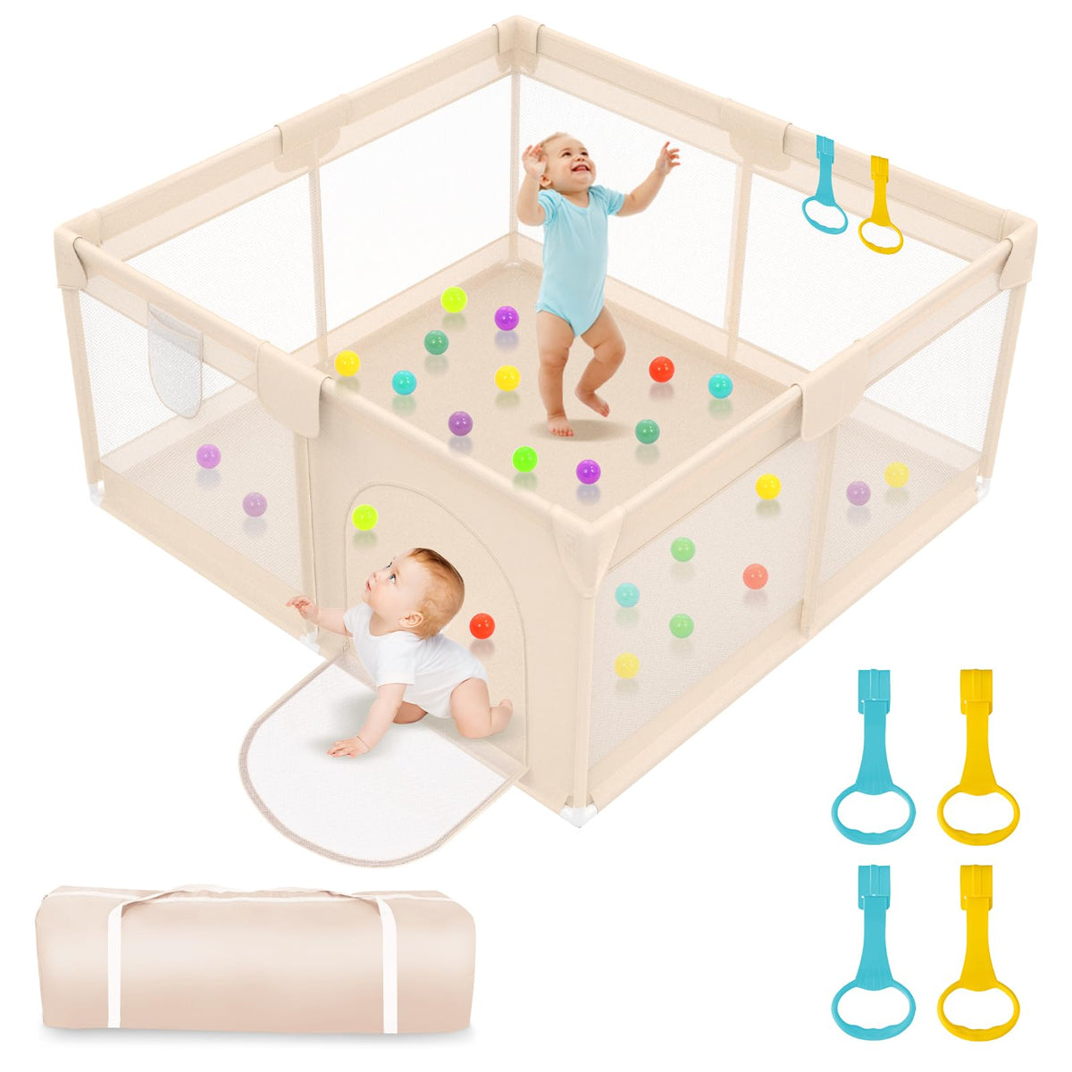 Abdtech Playpen shows an oversized play area for safe exploration
