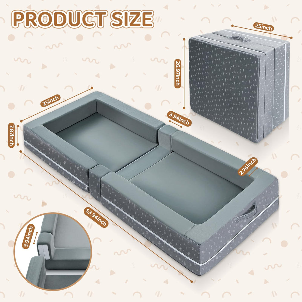 Abdtech bed highlights durable construction and sturdy zippers.