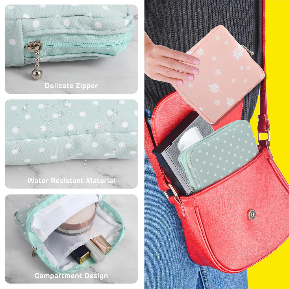 Abeillo zipper nursing pad holder guards essentials during travel.