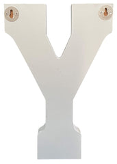 ABELOTS free-standing letter Y for desks, shelves, and tabletops.