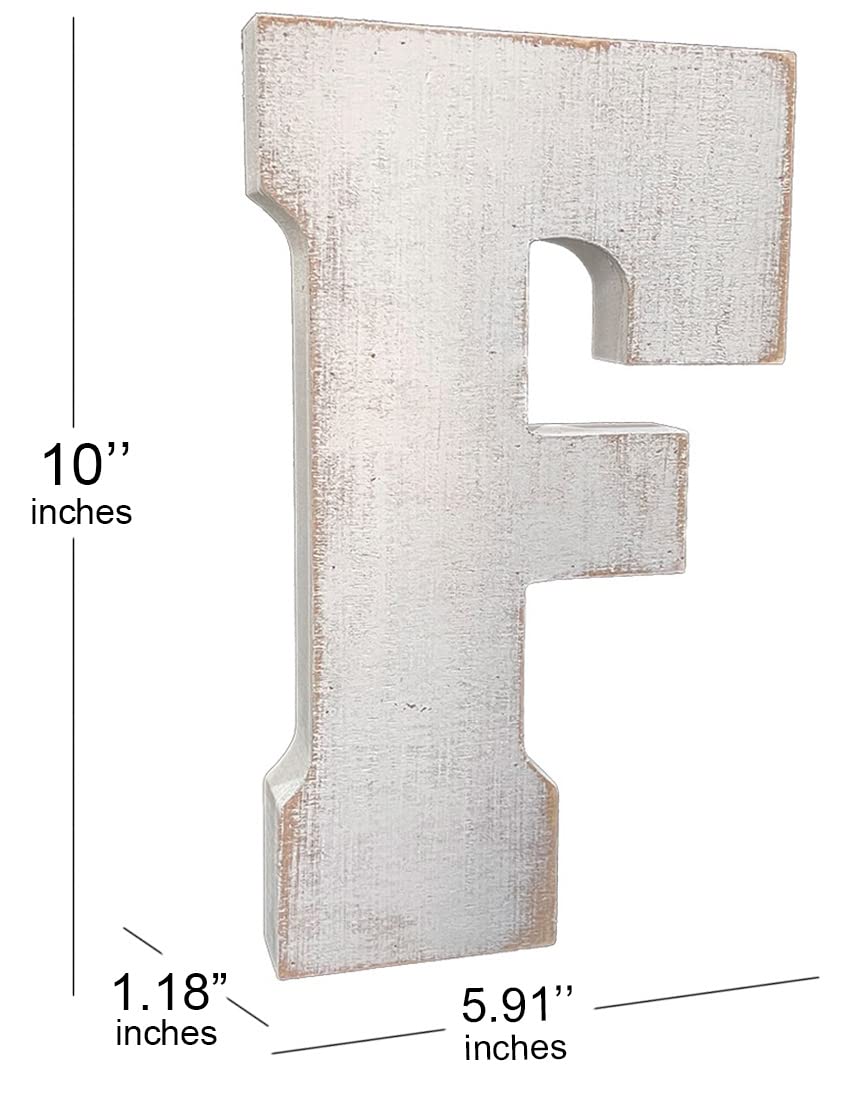 ABELLOTS letter F displayed on desk for quick, monogram-friendly styling.
