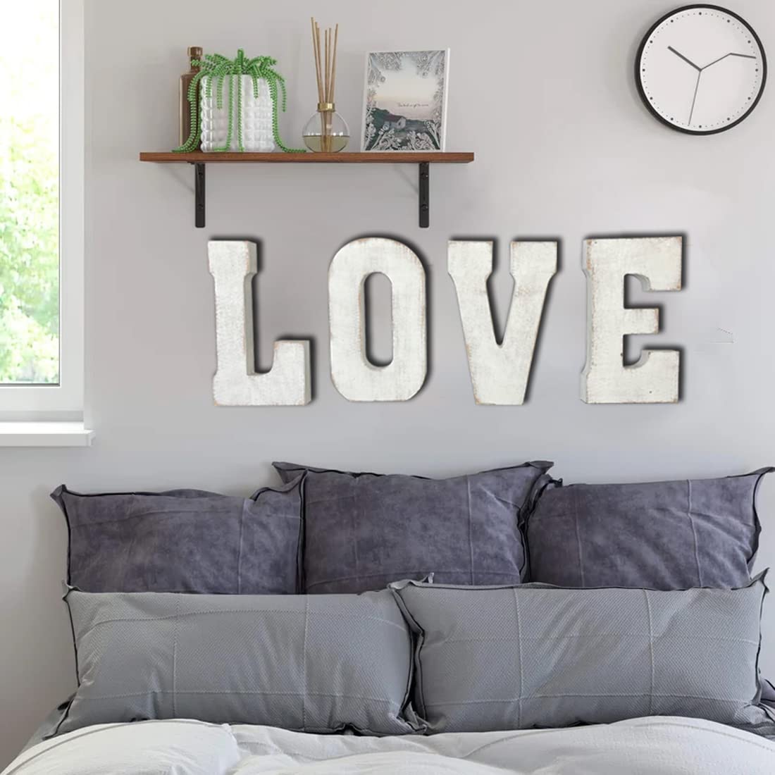 ABELLOTS playroom decor letter F personalize space with playful style.