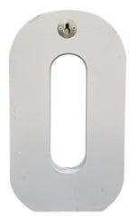 ABELOTS wall decor O letter with monogram styling