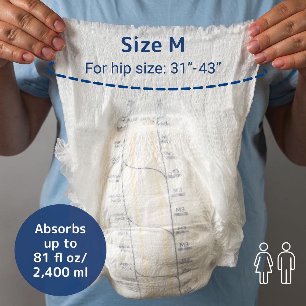 Abena Pants with stand-up leak guards for protection
