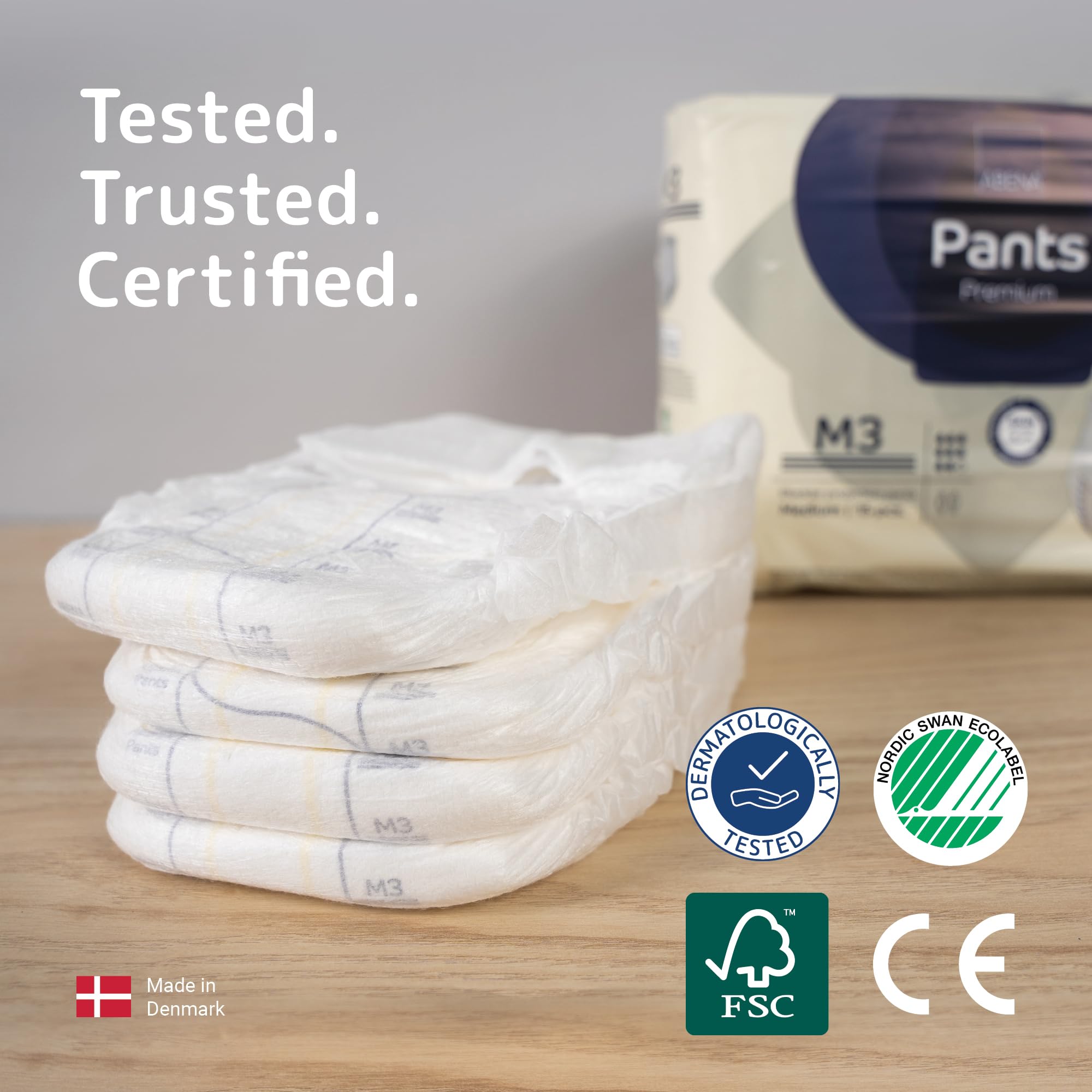 Abena Pants wetness indicator to monitor capacity