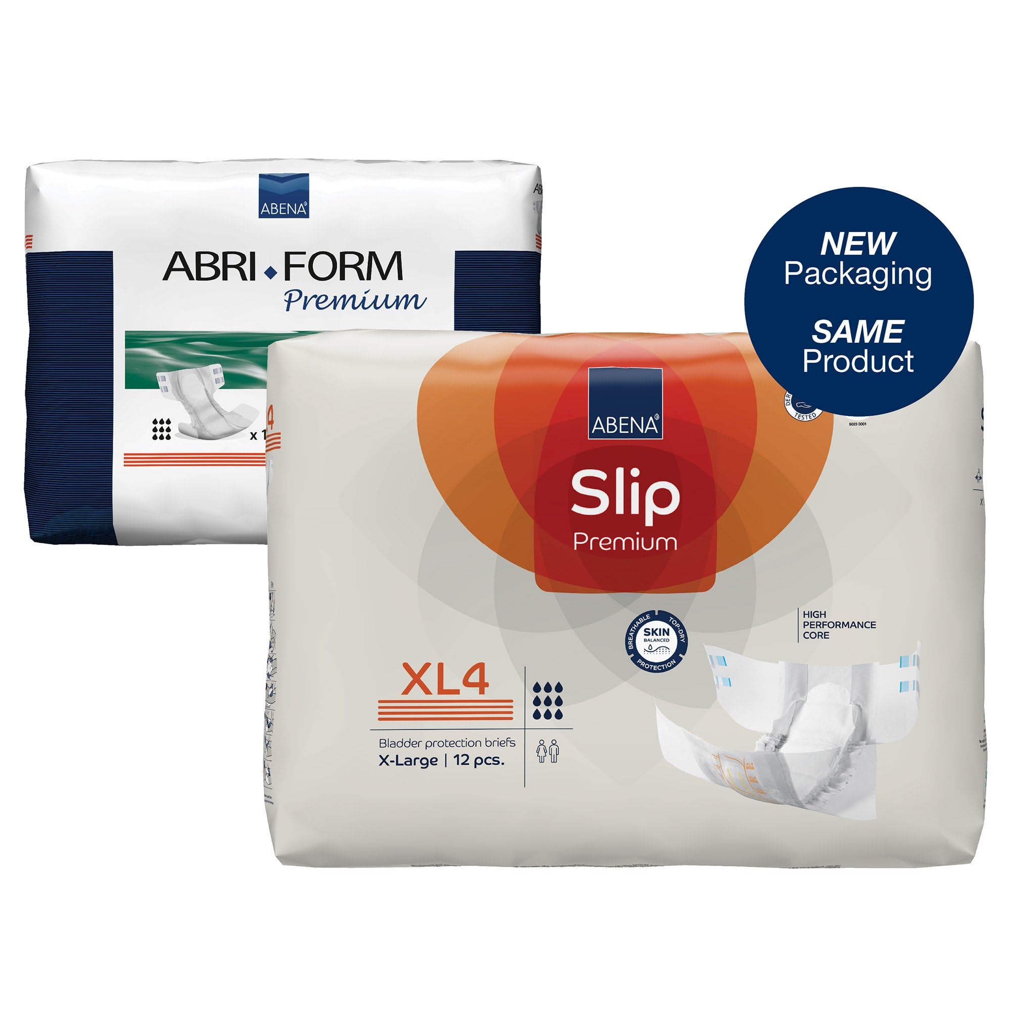 Abena Slip Premium XL4 breathable side panels keep skin cool.
