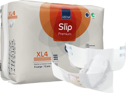 Abena Slip Premium XL4 side panel demonstrates airflow for skin comfort.