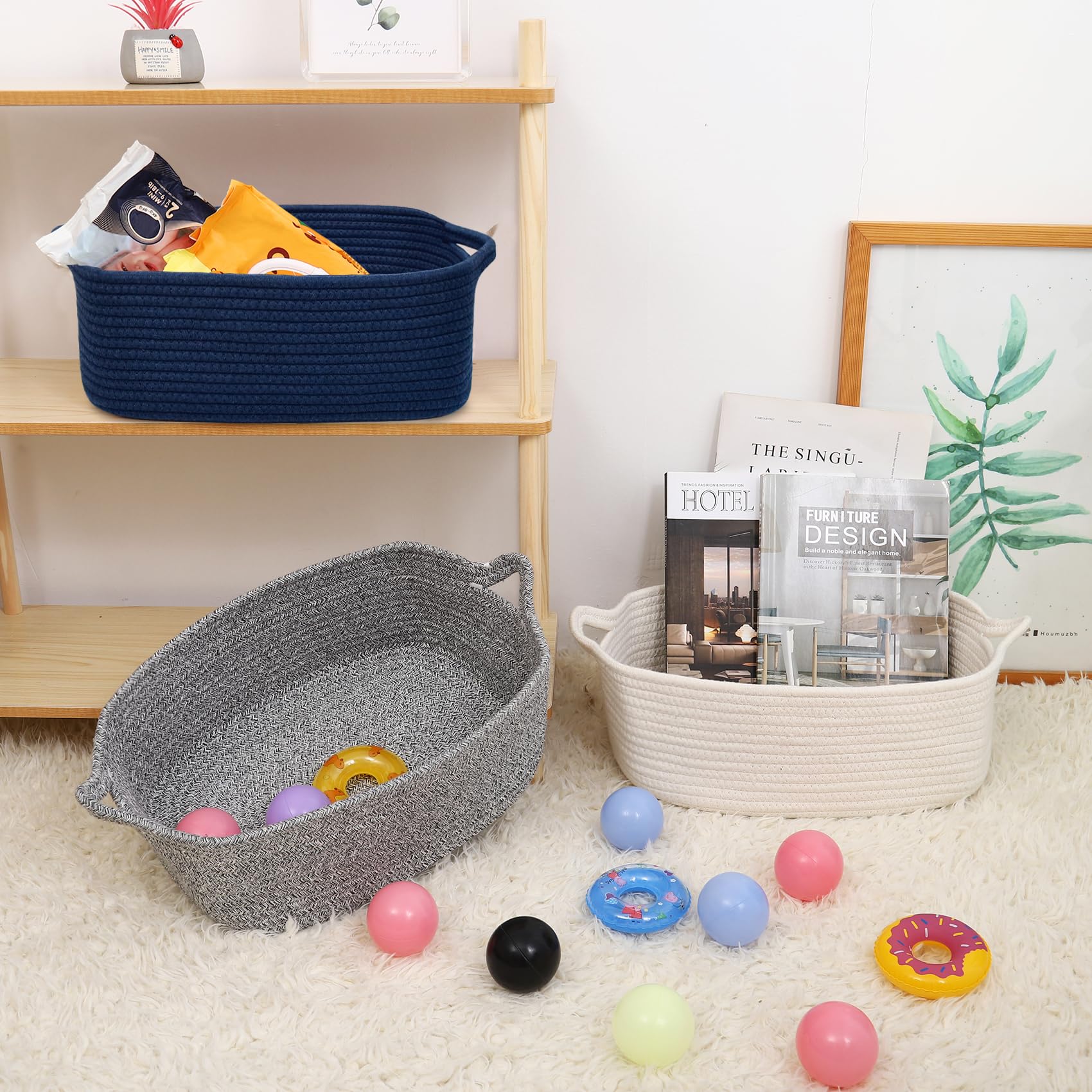 ABenkle compact basket folded flat shows space-saving storage potential