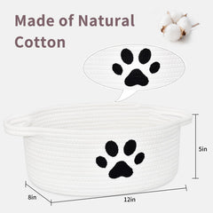 ABenkle dog-paw design basket adds playful organization in any room
