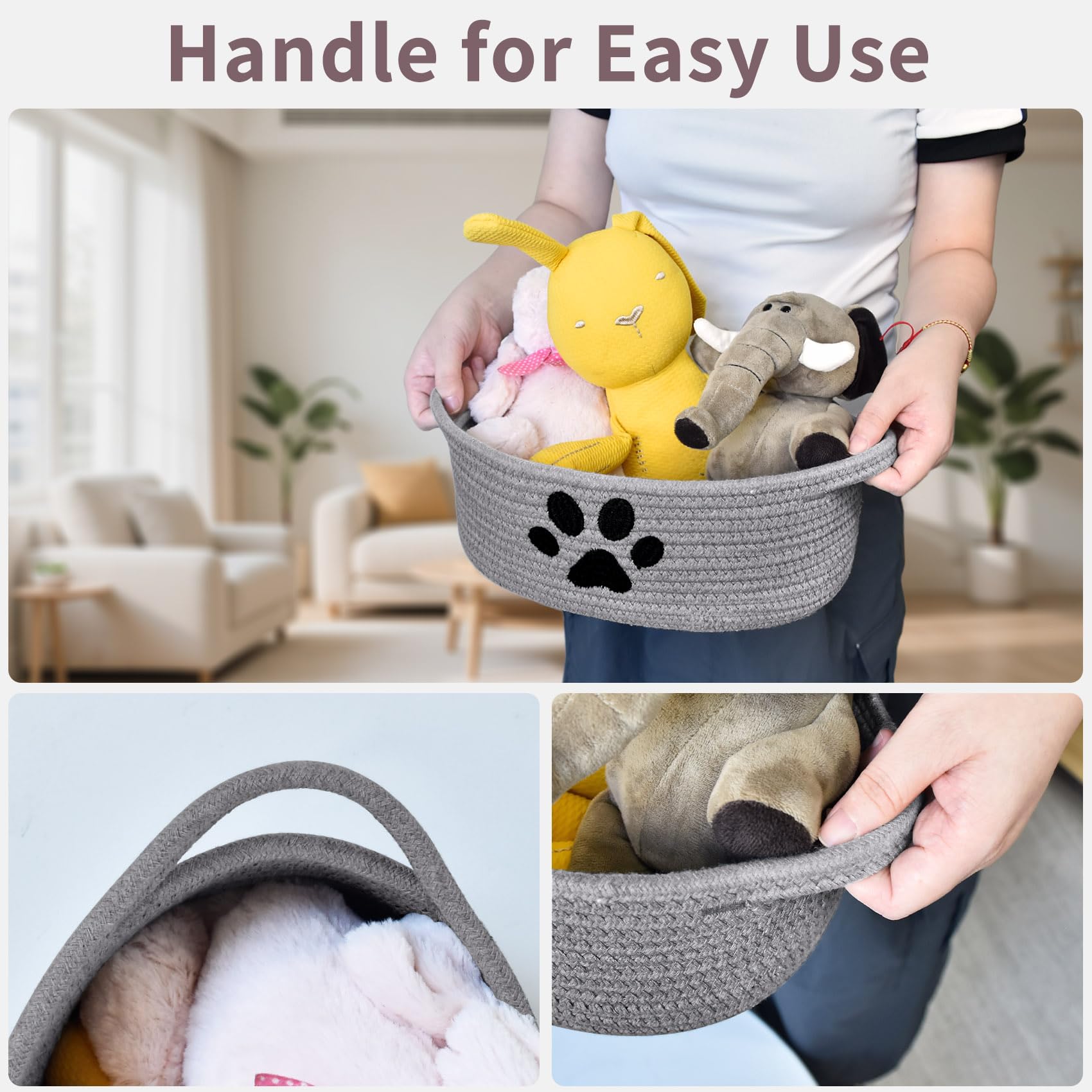 ABenkle foldable basket helps regain its shape after shipping and easy storage