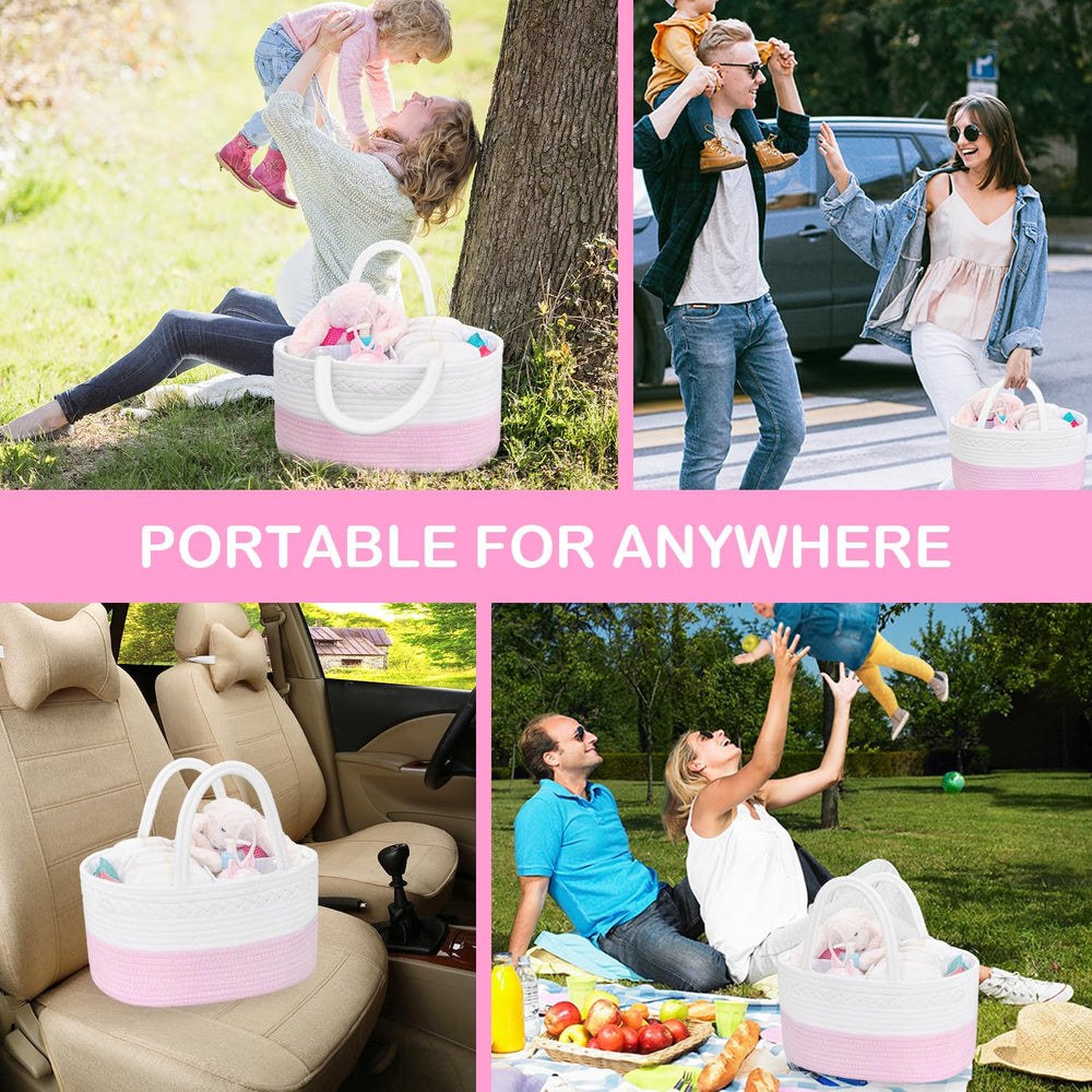 ABenkle large-capacity baby storage with 14.2 by 8.7 by 7.1 inch dimensions.