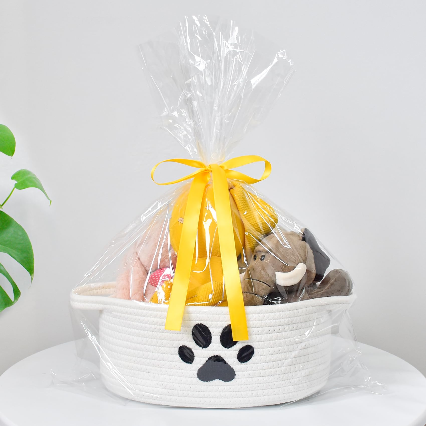 ABenkle living-room remote-basket keeps remotes and magazines tidy
