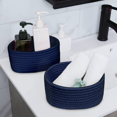 ABenkle nursery decor basket adds softness to kids' space