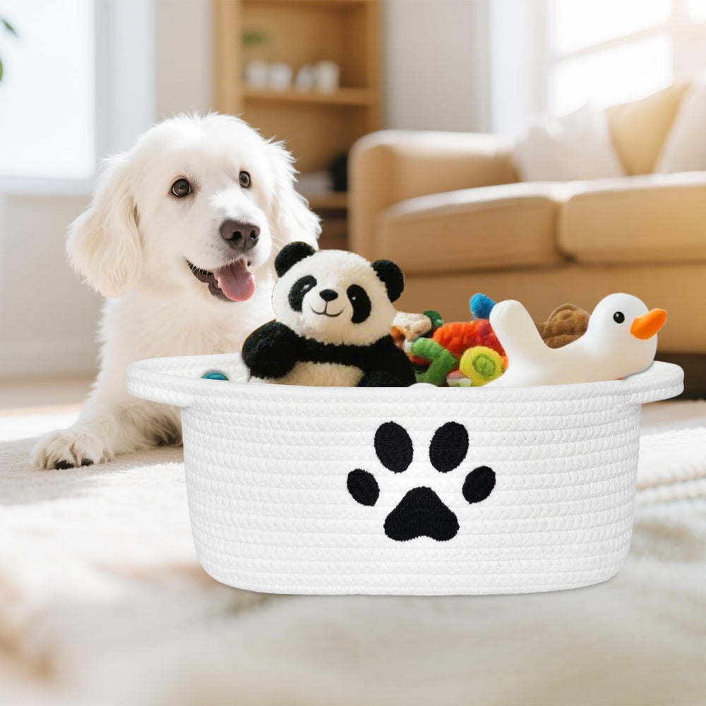 ABenkle nursery storage basket blends Boho-chic style with function