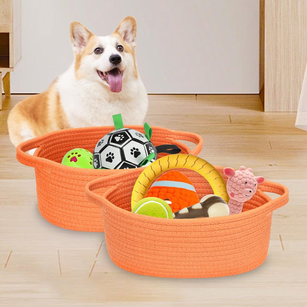 ABenkle open-top storage basket ideal for toys, crafts, or toiletries.