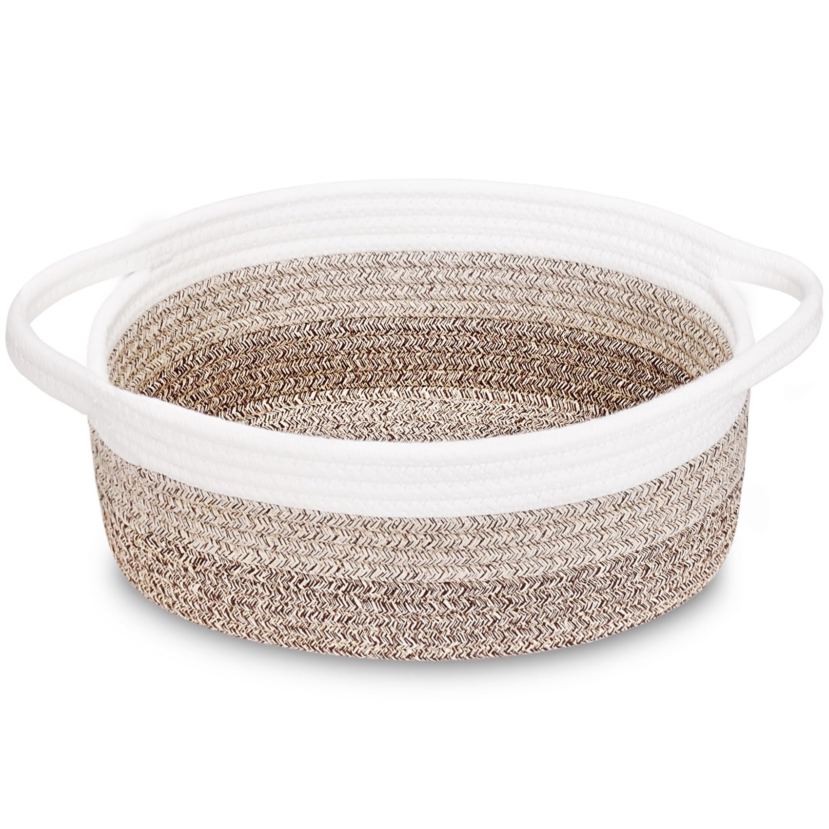 ABenkle small basket with handles ideal for quick storage and transport.