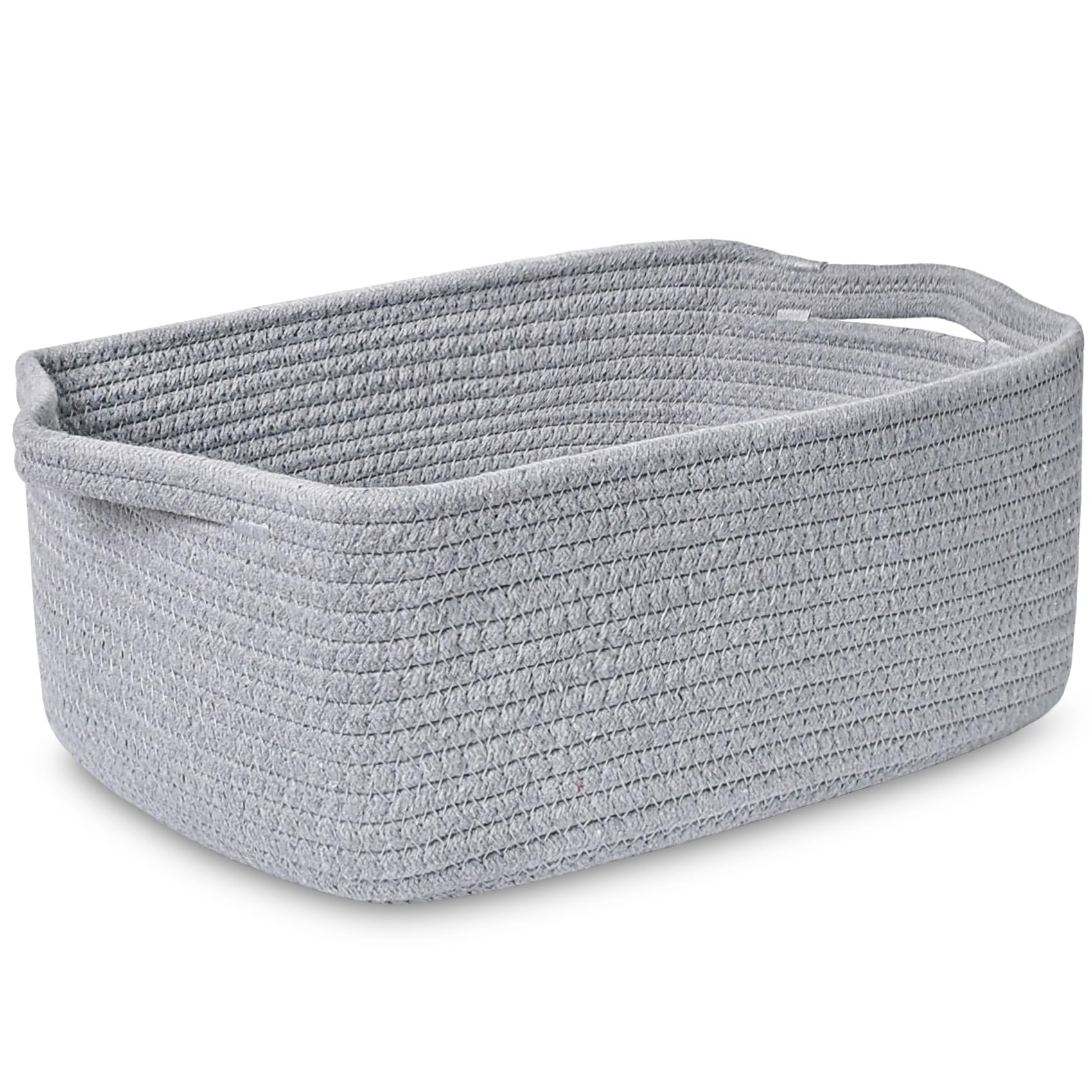ABenkle small storage basket with handles for organized spaces and easy transport