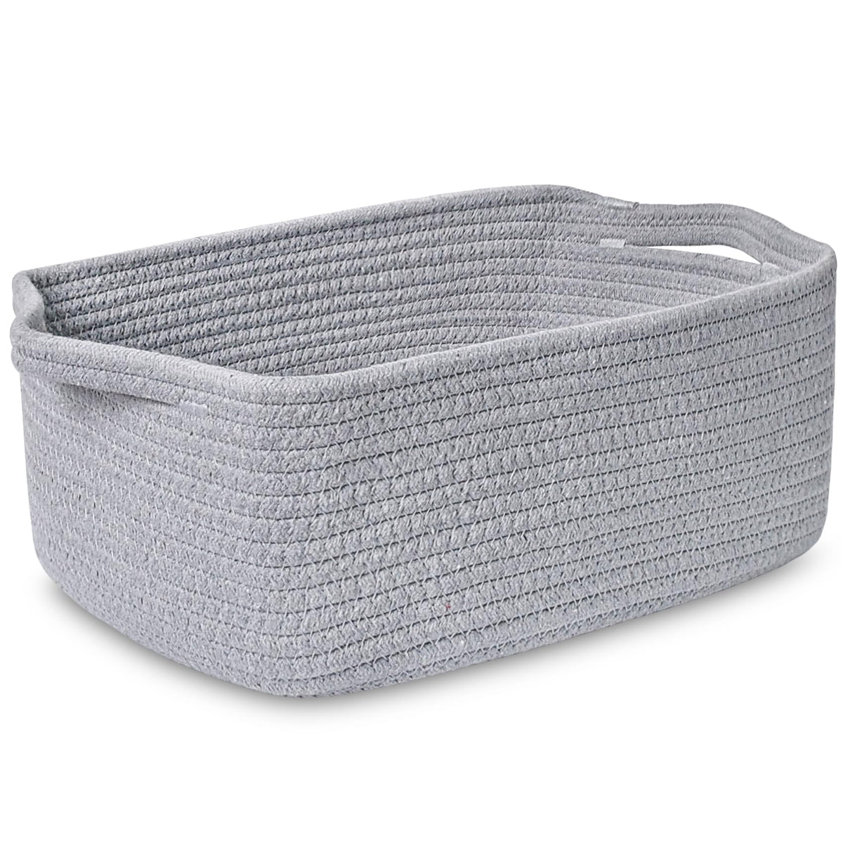 ABenkle small storage basket with handles for organized spaces and easy transport