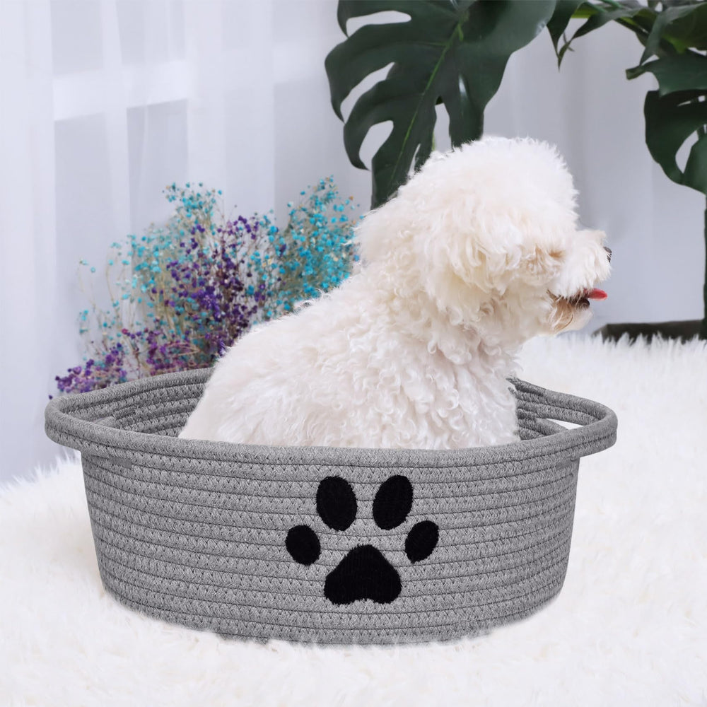 ABenkle soft cotton rope weaving offers durable, gentle storage for nursery items