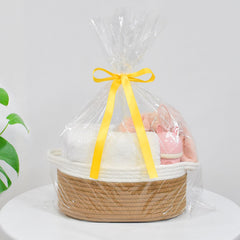 ABenkle organizer basket for toys and small items in a tidy system.