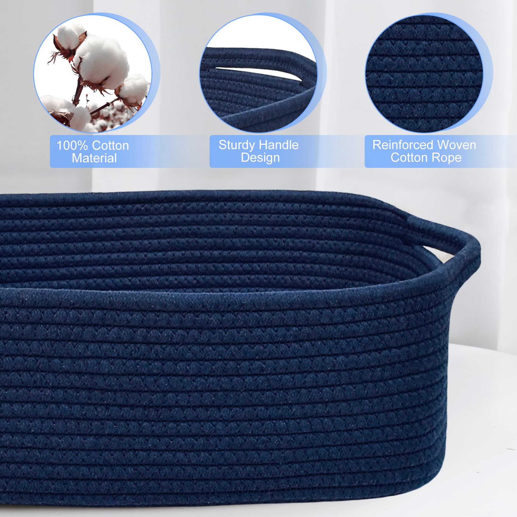 ABenkle washable basket is easy to clean and maintain