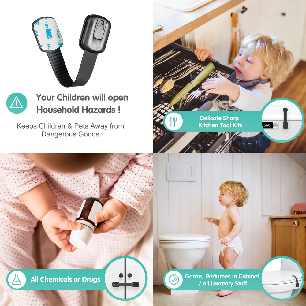 Aberzey easy-open safety mechanism for quick adult access.