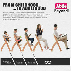 Abiie Beyond Junior chair waterproof cushion for quick cleanups