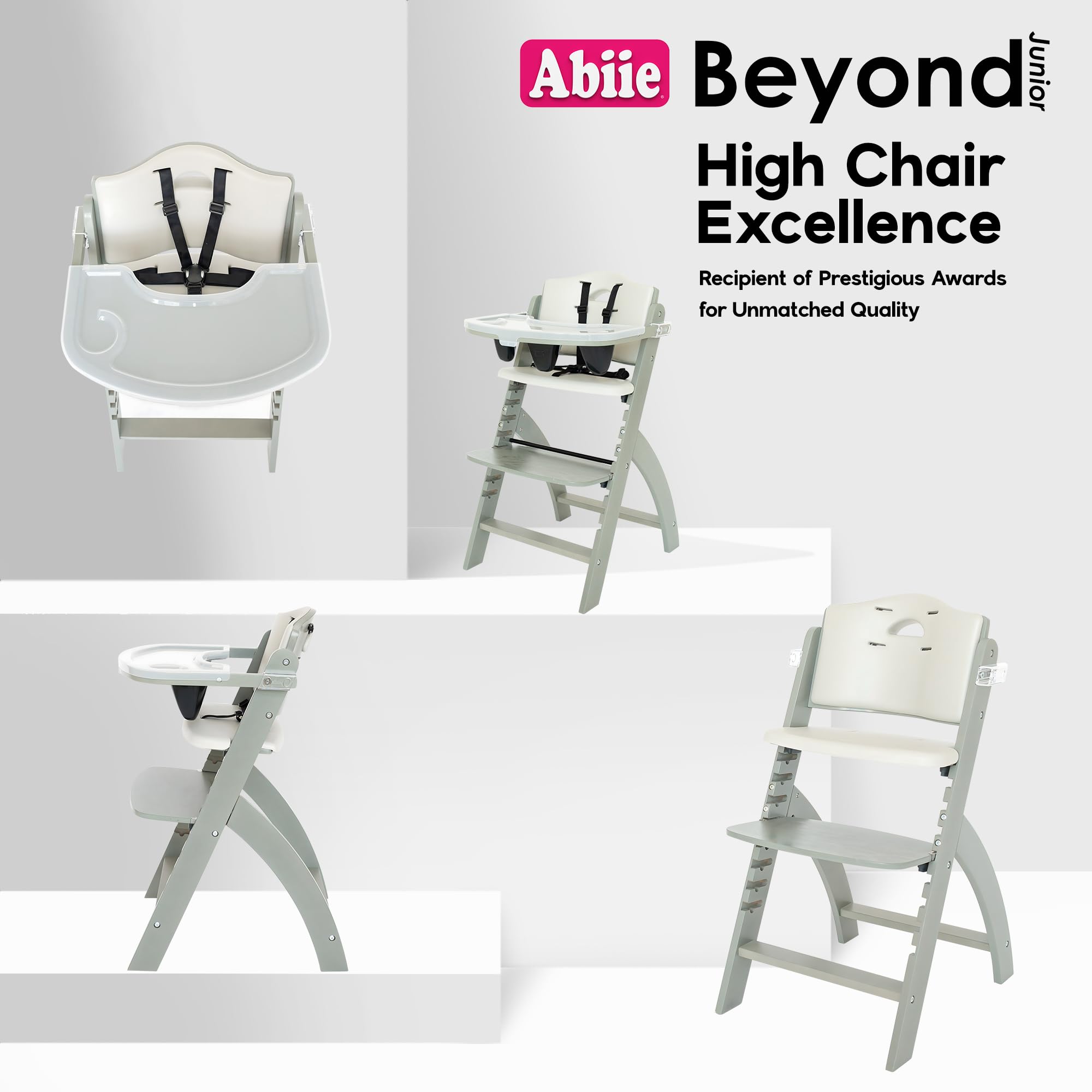 Abiie Beyond Junior stain-resistant cushions wipe clean easily