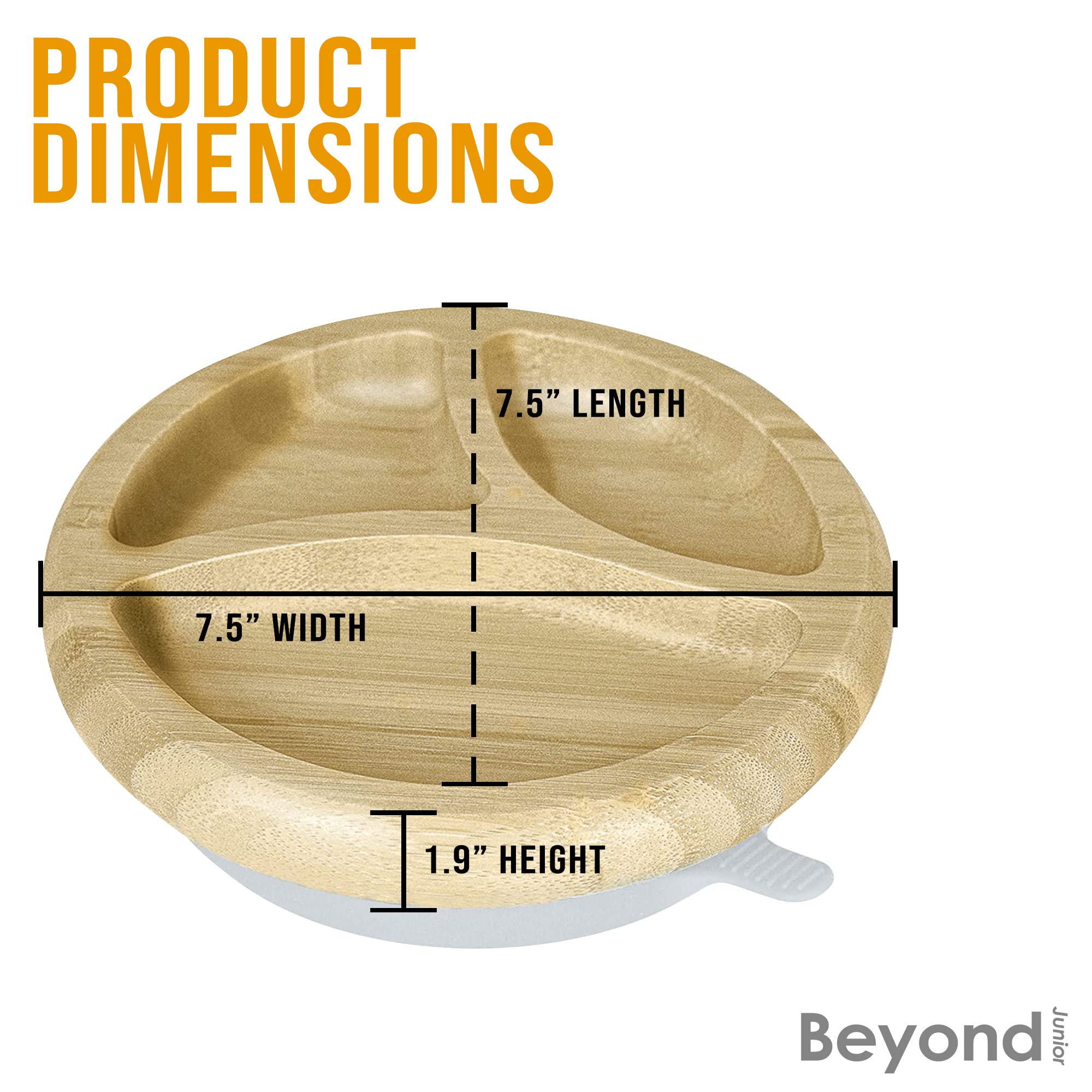 Abiie Octopod bamboo dish is easy to wipe clean after meals.