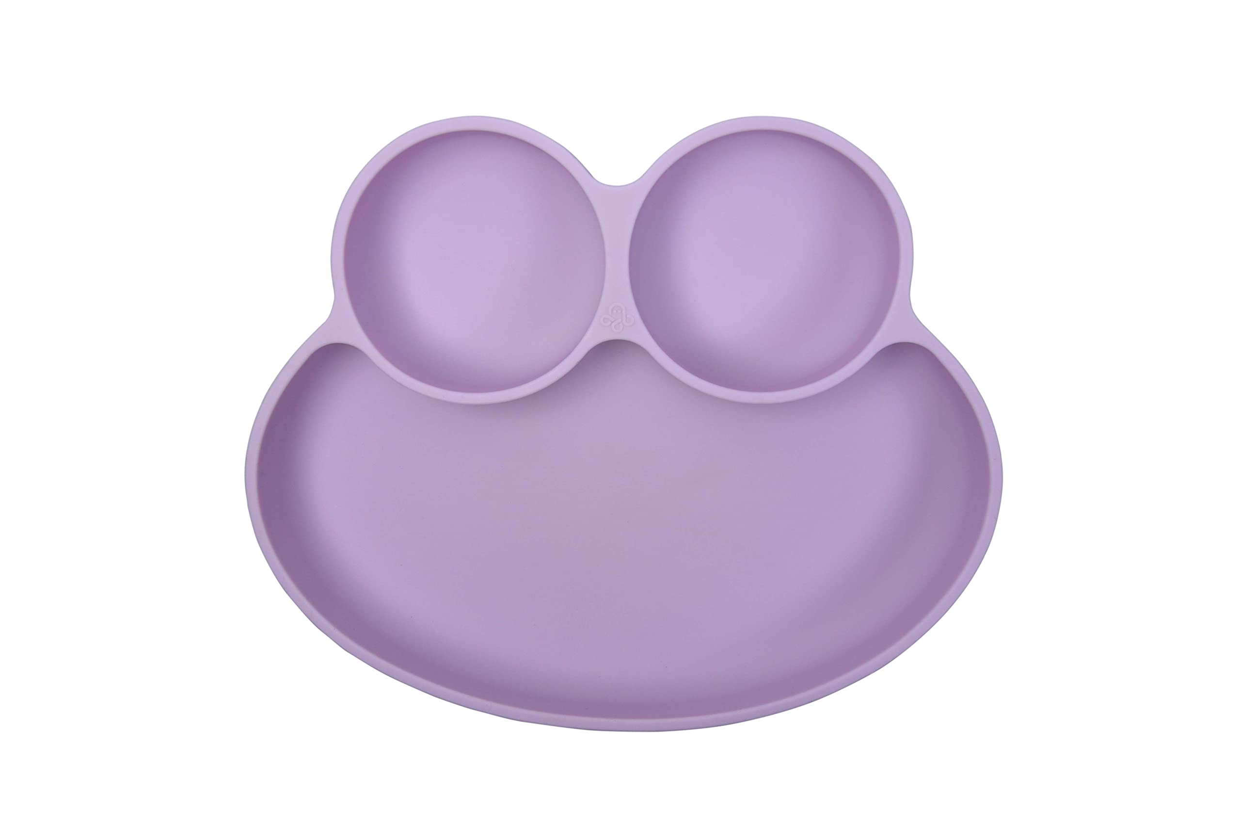 Abiie Octopod Frog suction plate firmly grips surfaces for mess-free feeding.