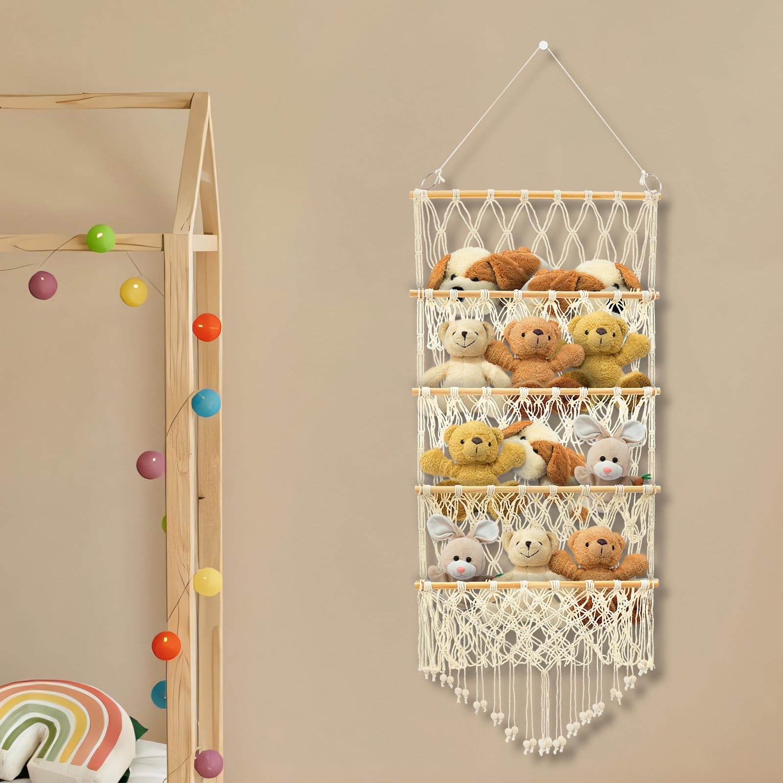 Abizarch vertical toy storage organizer keeps toys visible for quick access
