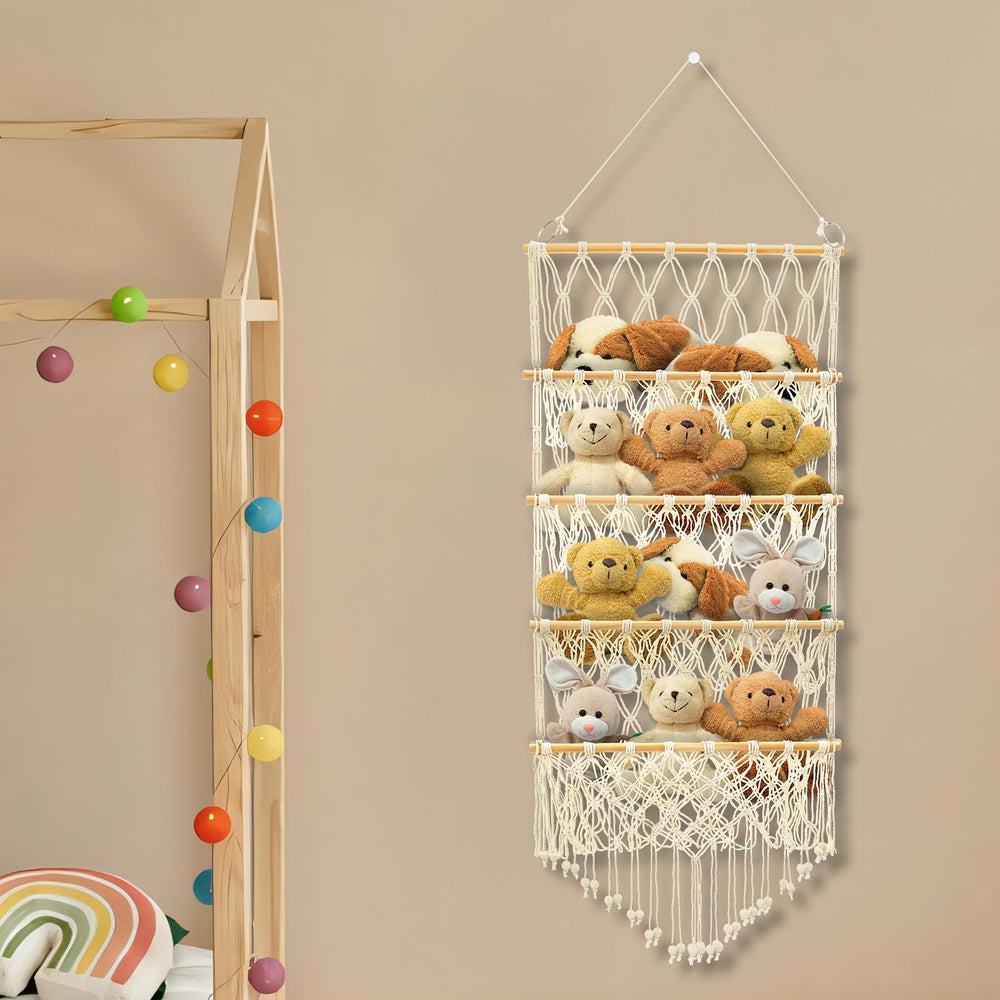 Abizarch vertical toy storage organizer keeps toys visible for quick access