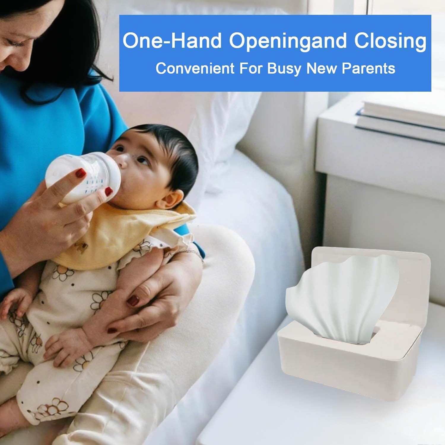 Abnaok dispenser easy refill feature for quick diaper changes
