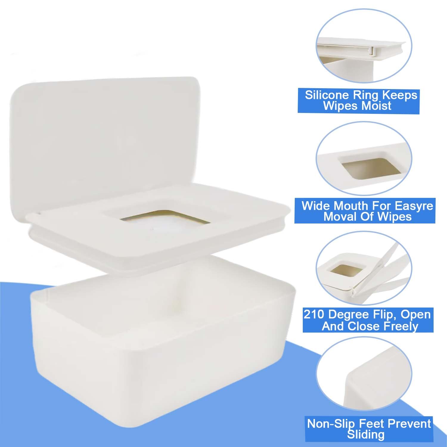Abnaok dispenser bottom non slip feet prevent sliding during use