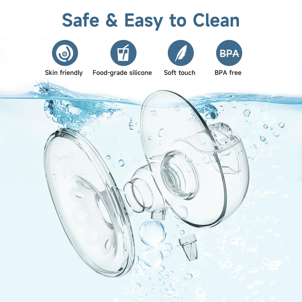 ABOBO 21mm flange insert for improved comfort and milk flow.