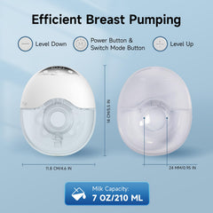 ABOBO breast pump with 4 modes and 12 levels and a smart display for comfort.
