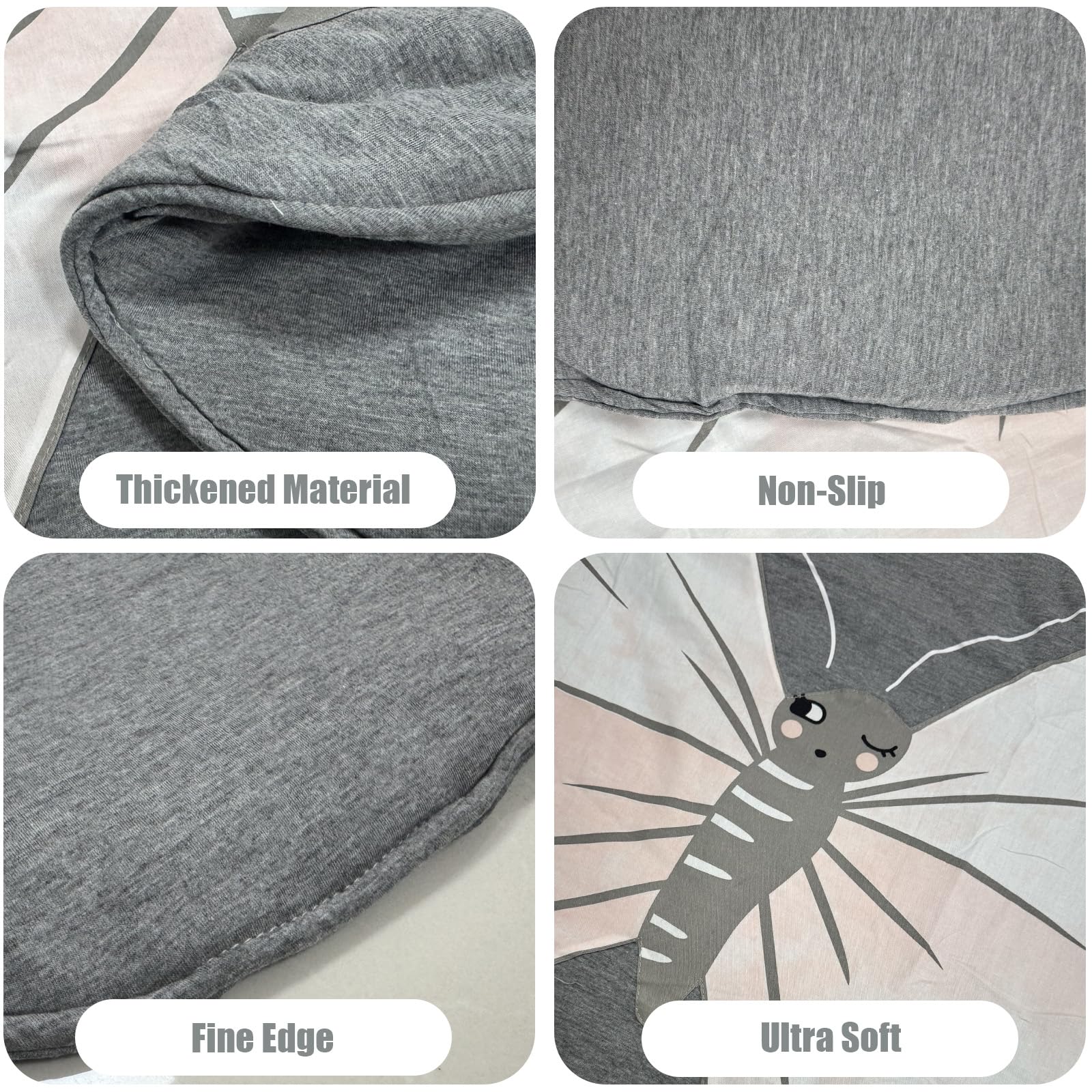 ABREEZE 100% cotton fabric surface shown for softness and breathability.