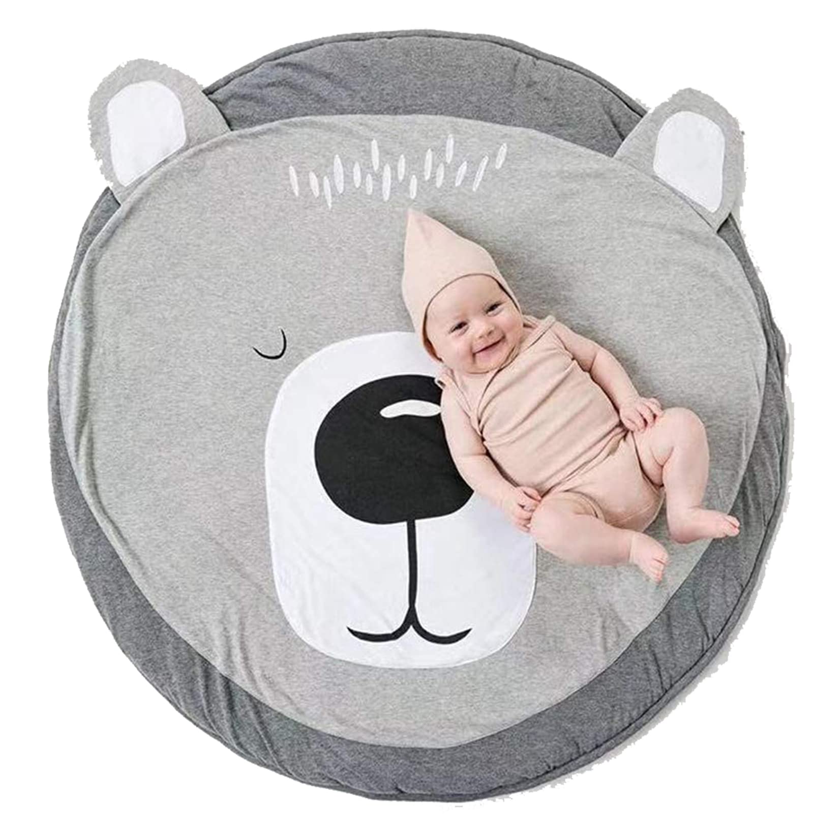 ABREEZE animal-design baby play surface; fosters imaginative play in a cozy space