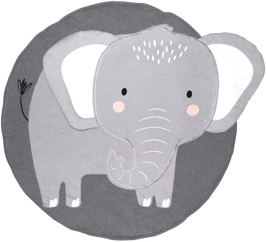 ABREEZE nursery rug adds decorative charm while keeping baby comfortable
