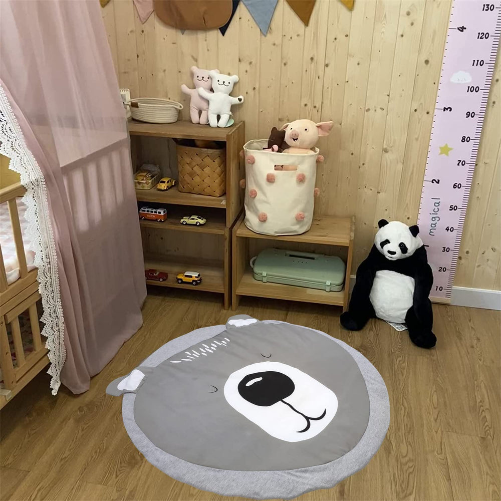 ABREEZE multi-functional baby play mat; supports crawl, tummy time, and lounging