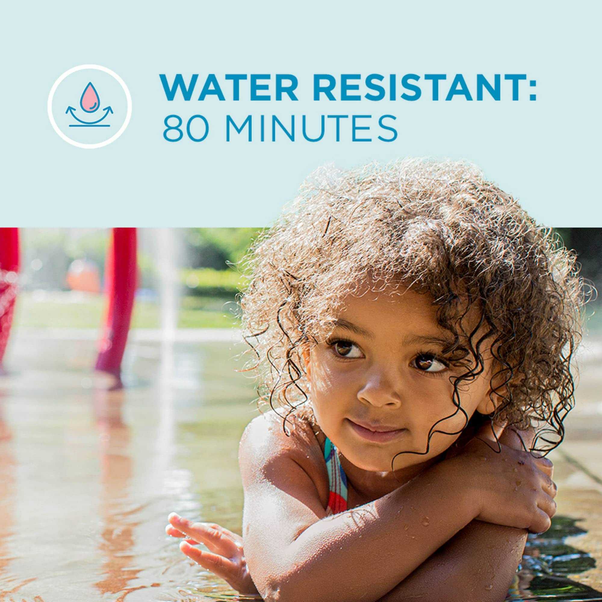 Abseits WaterBabies SPF 50 bottle label close-up showing gentle formulation.