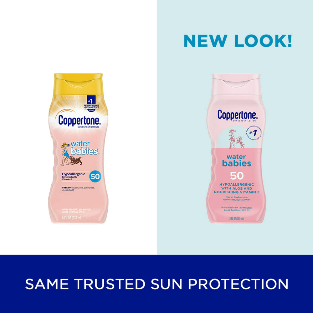 Abseits WaterBabies SPF 50 lotion texture close-up highlights creamy consistency.