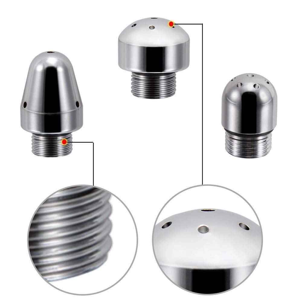 ABSOK nozzle shower delivers wider water coverage for gentle irrigation