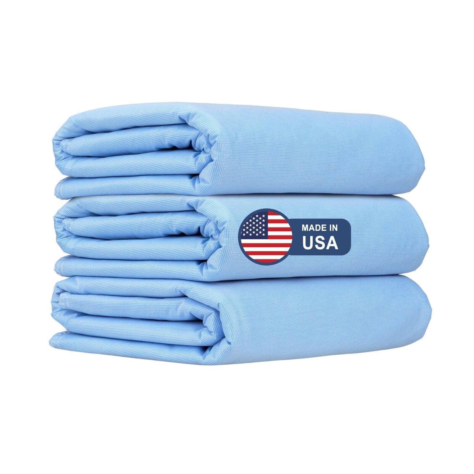 AbsorbEase XL underpad showing full bed coverage for dry, comfortable sleep.