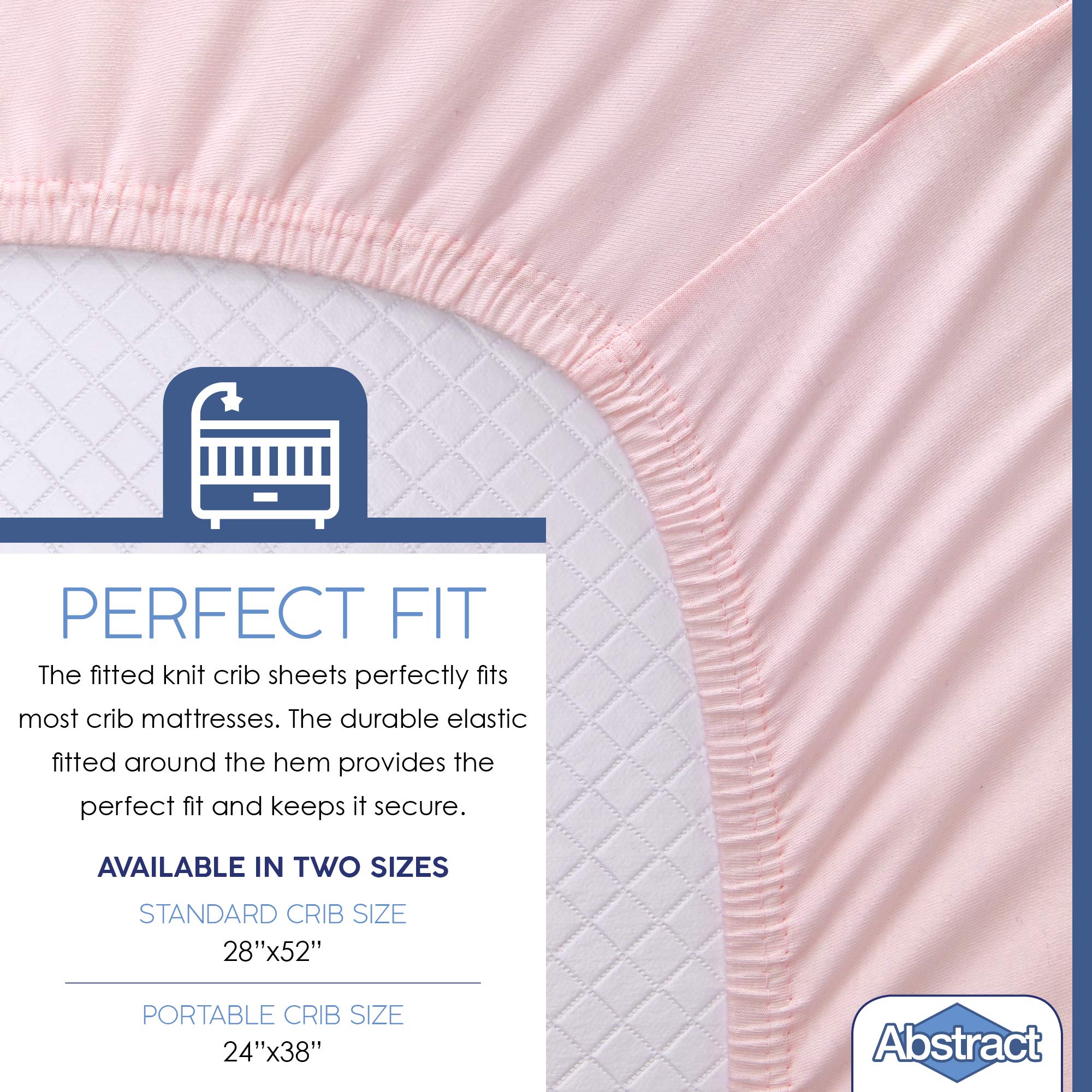Close-up of Abstract pink sheet knit highlights soft jersey texture.