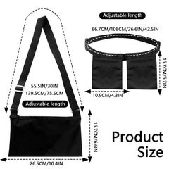 Abvsdu drain pouch and shower bag for safe showering with drains.