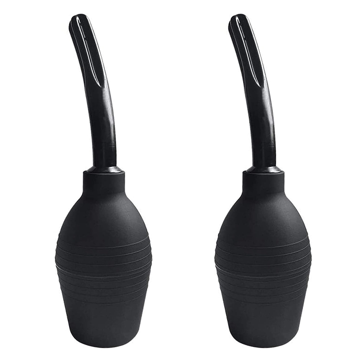 Abyclean anal douche bulb 310ml black for comfortable at-home cleansing.