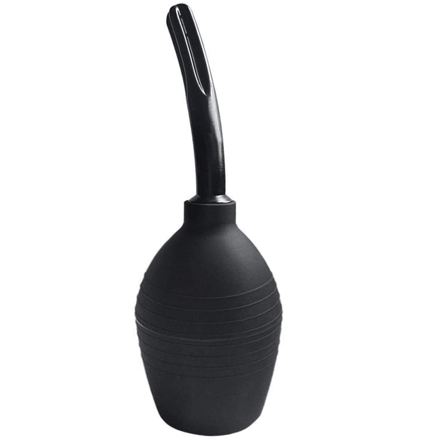 Abyclean anal douche bulb black assembled for convenient at-home cleansing